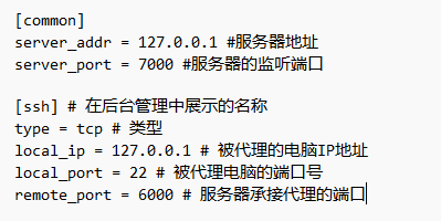 frpc.ini文件